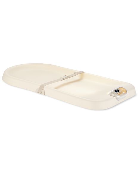 Nursery Style Light-Up Changing Pad & Diaper Tracker  - Oat