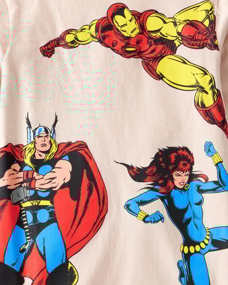 Boys 3-Pack ©Marvel Print Long-Sleeve Top - Pink/Red