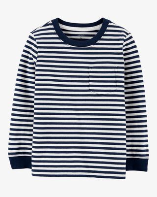 Product image 1 of Baby Striped Pocket Jersey Tee