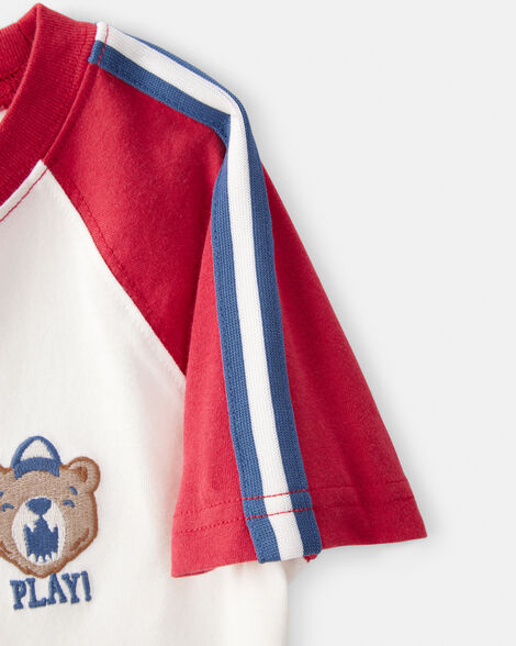 Product image 2 of Baby Boy Bear Short-Sleeve Graphic Tee - White