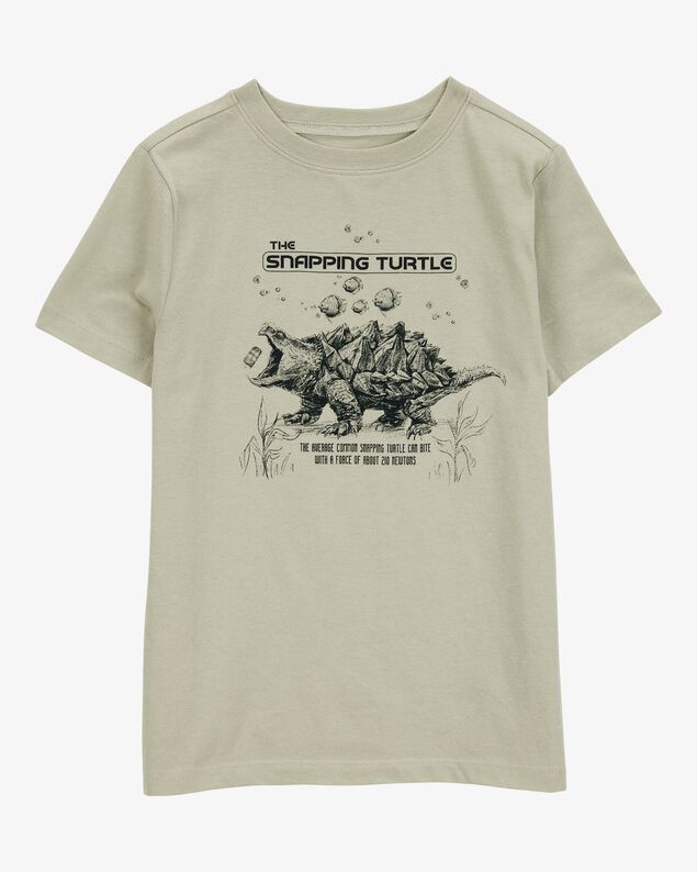 Product image 1 of Boys Turtle Short-Sleeve Graphic Tee - Grey