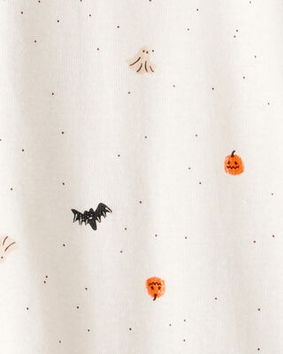 Product image 2 of Baby 1-Piece Halloween 100% Snug Fit Cotton Footie Pajamas - Ivory