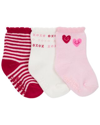 Product image 1 of Baby Valentine's Day 3-Pack Socks