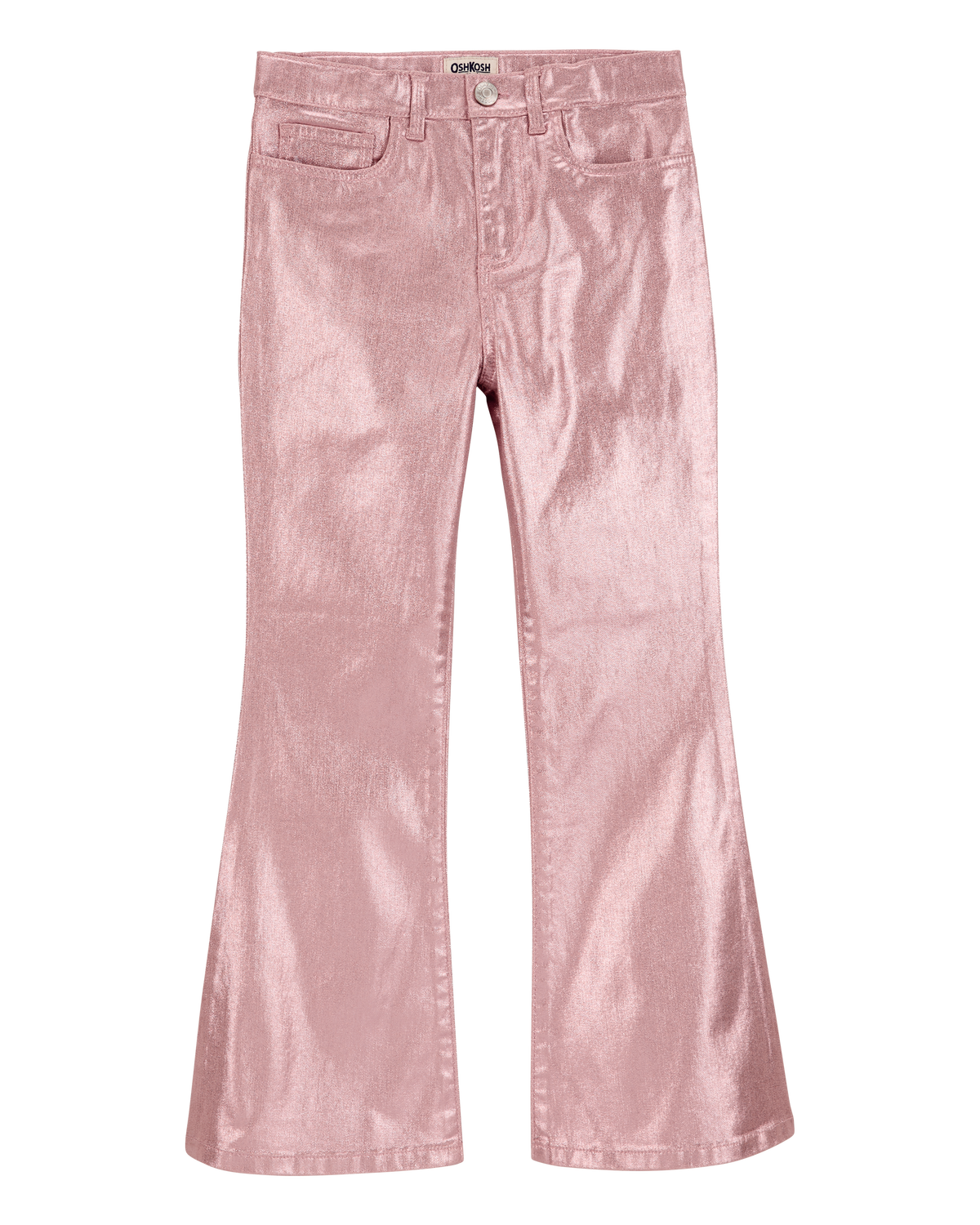 Kid Metallic Flare Pants