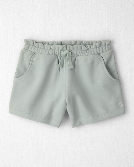 Girls French Terry Shorts Made with Organic Cotton