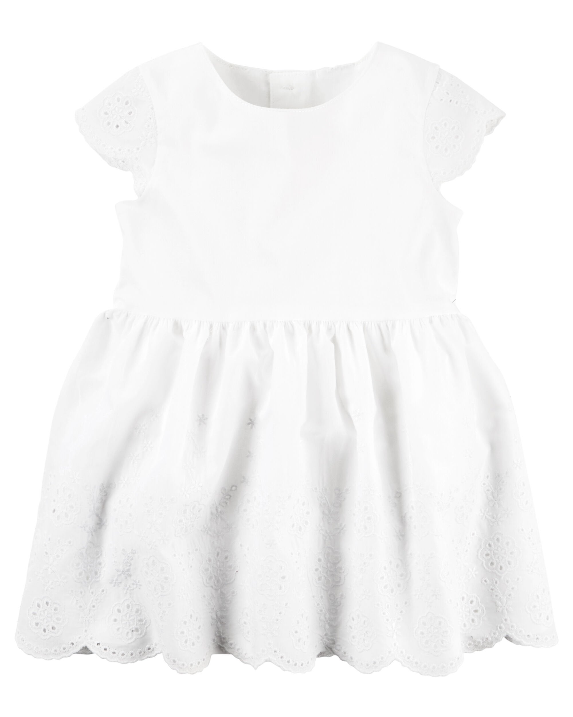 baby eyelet dress