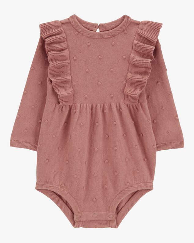 Product image 1 of Baby Long-Sleeve Flutter Bodysuit