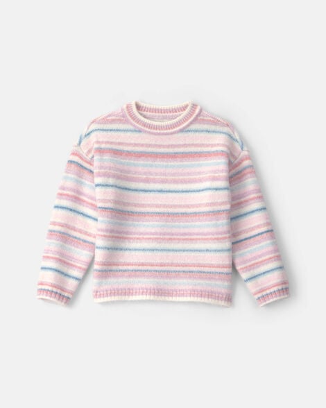 Toddler Girl Striped Sweater