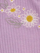 Purple - Baby Floral Snap-Up Thermal Sleep & Play Pajamas, Selected