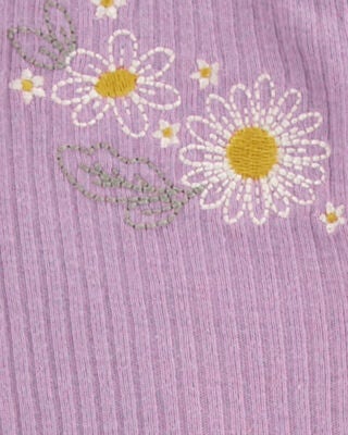 Product image 2 of Baby Floral Snap-Up Thermal Sleep & Play Pajamas