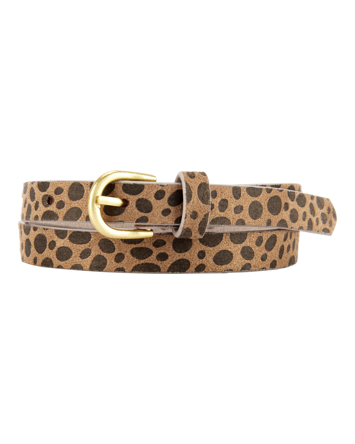 Stoned & Waisted Thin Cheetah Print Belt main image 1