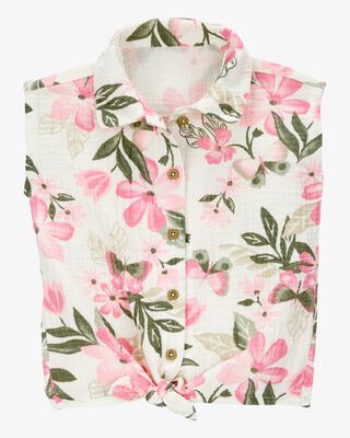Product image 1 of Baby Floral Sleeveless Fashion Top - Ivory