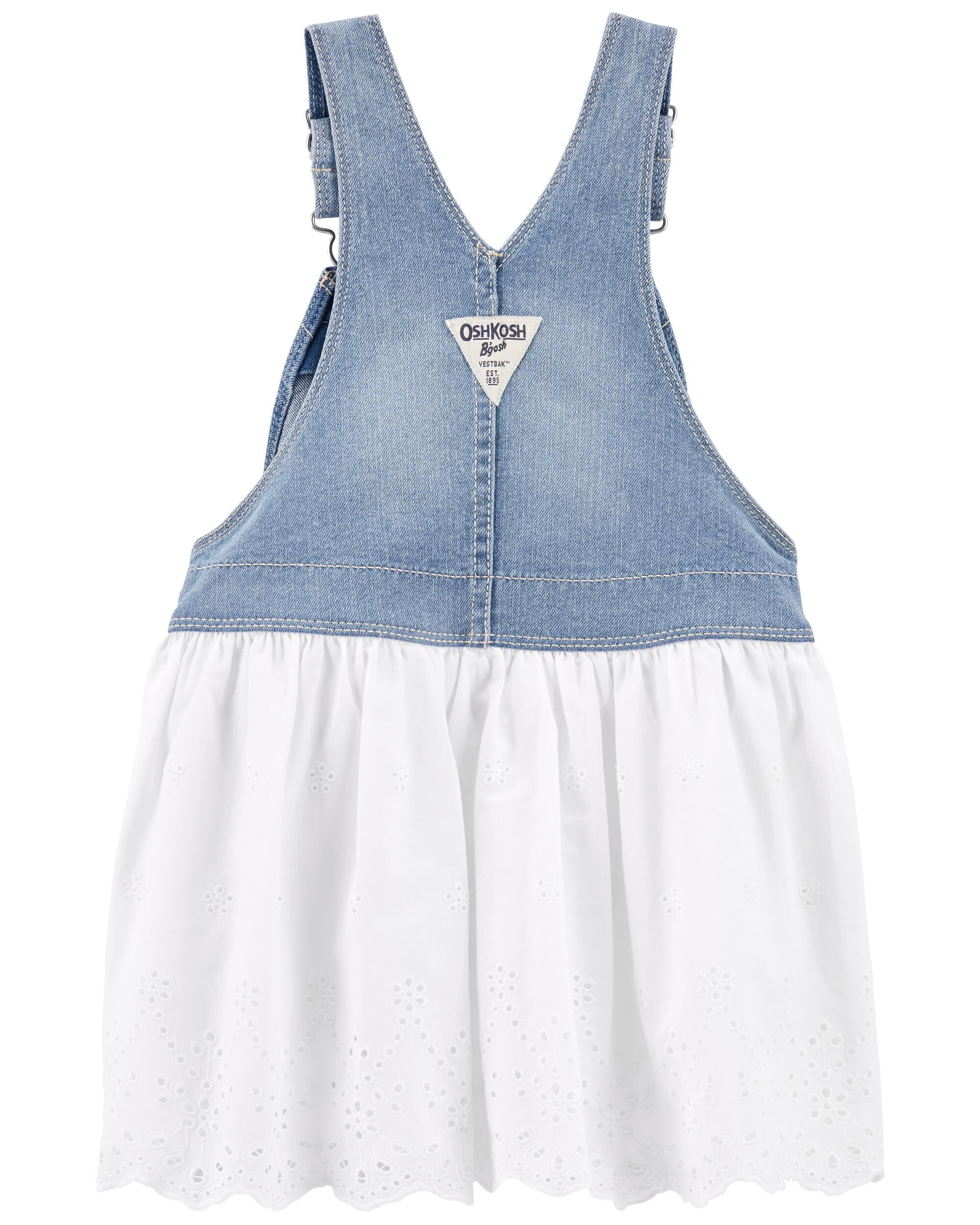 Overall dress for baby girl clearance