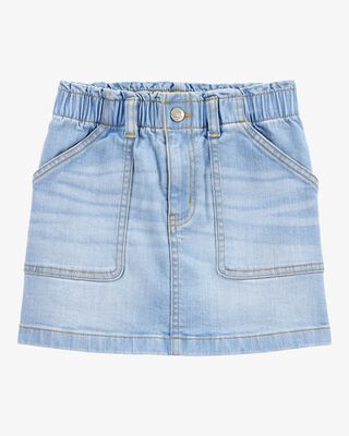 Product image 1 of Kid Iconic Denim Skirt - Blue Wash