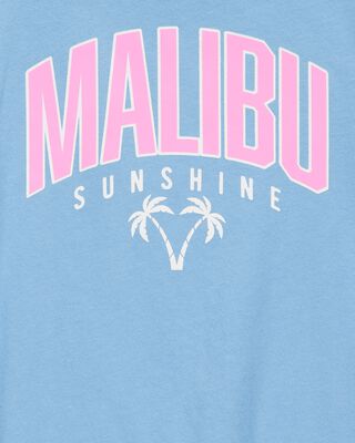 Product image 2 of Kid Malibu Sunshine Short-Sleeve Graphic Tee - Blue