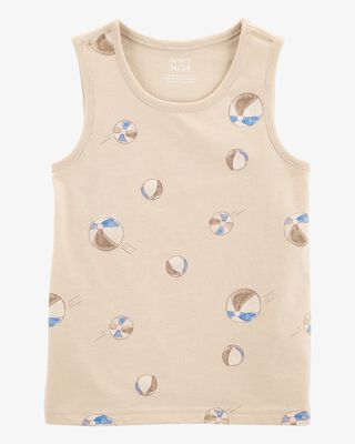 Product image 1 of Baby Beach Ball Graphic Tank - Tan