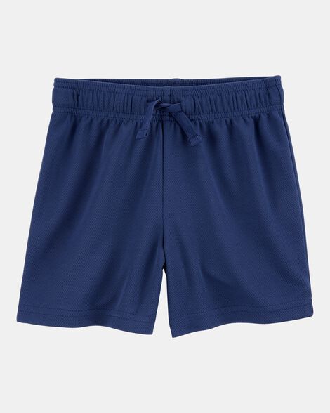 toddler boy active mesh shorts - navy