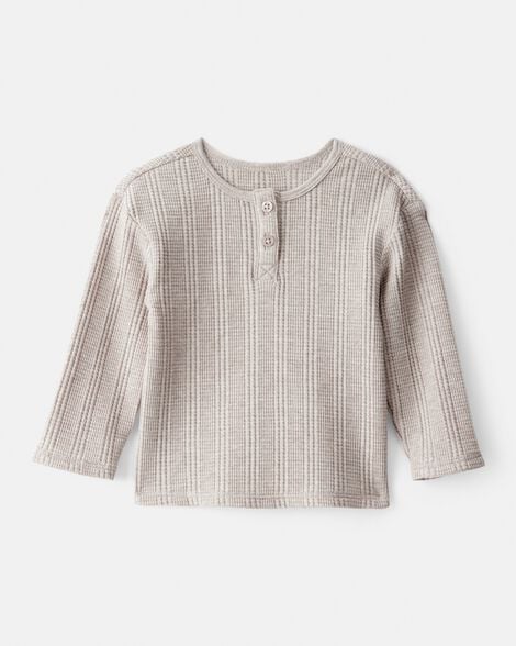 Baby Girl Long-Sleeve Top - Cream