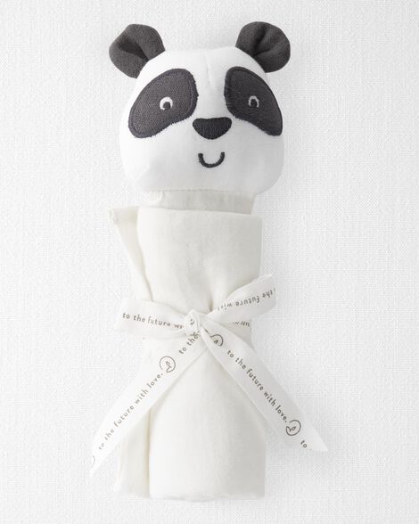  Product image 2 of Baby Cotton Muslin Panda Lovie
