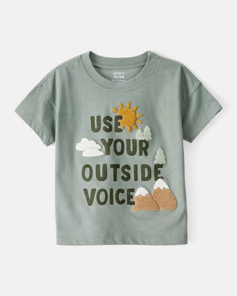 Product image 1 of Toddler Boy Outdoor Voice Short-Sleeve Graphic Tee - Green