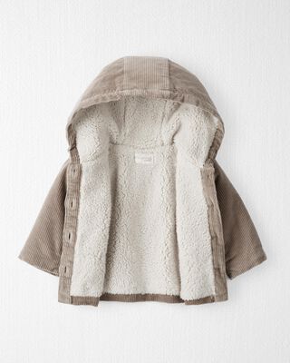 Product image 2 of Baby Sherpa Lined Corduroy Jacket Made With Organic Cotton and Recycled Materials 
