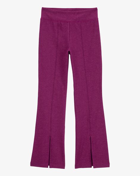  Product image 1 of Kid Split Hem High-Rise Pants - Purple