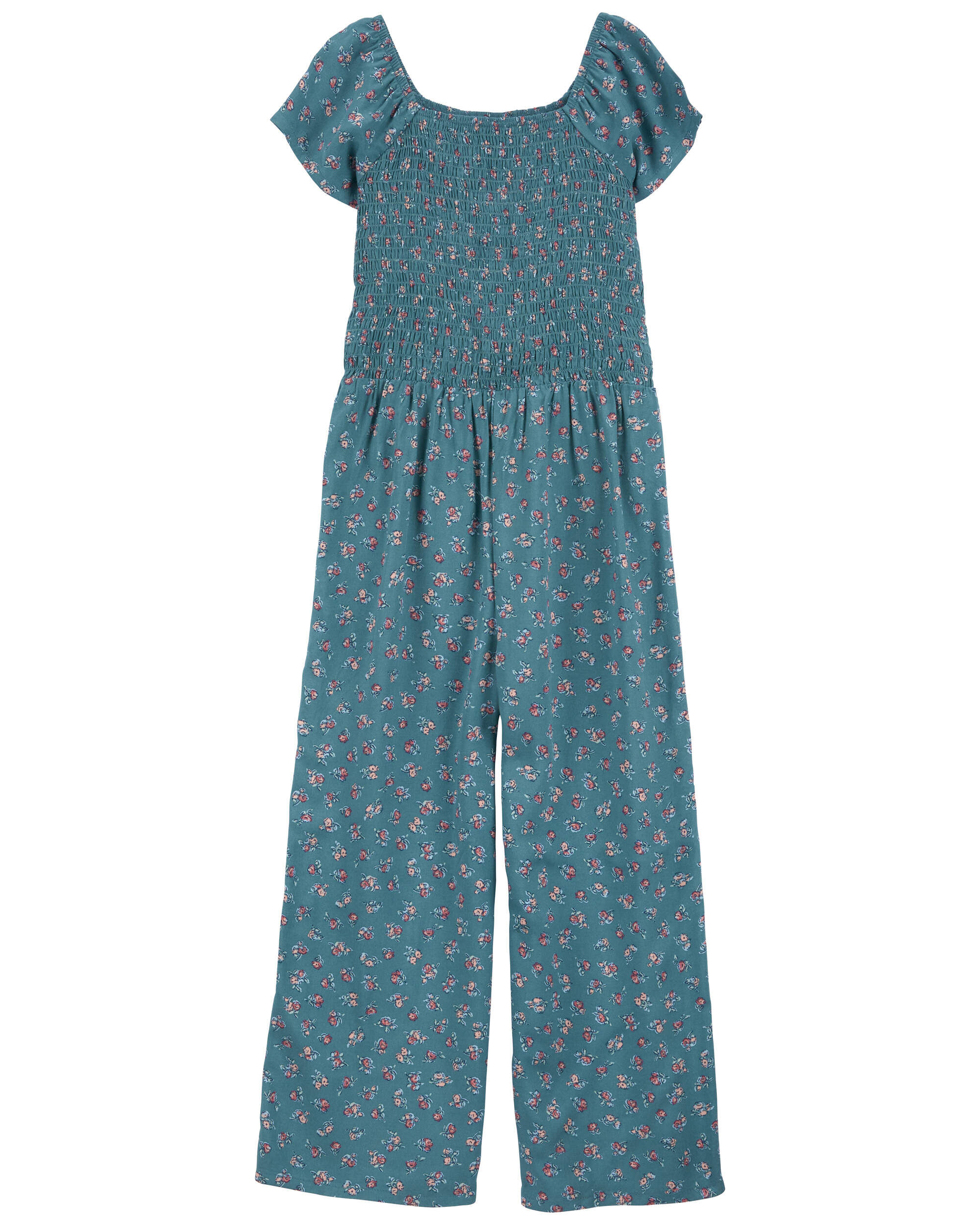 Kid Floral Print Smocked Jumpsuit - OshKosh B'gosh | Carter's