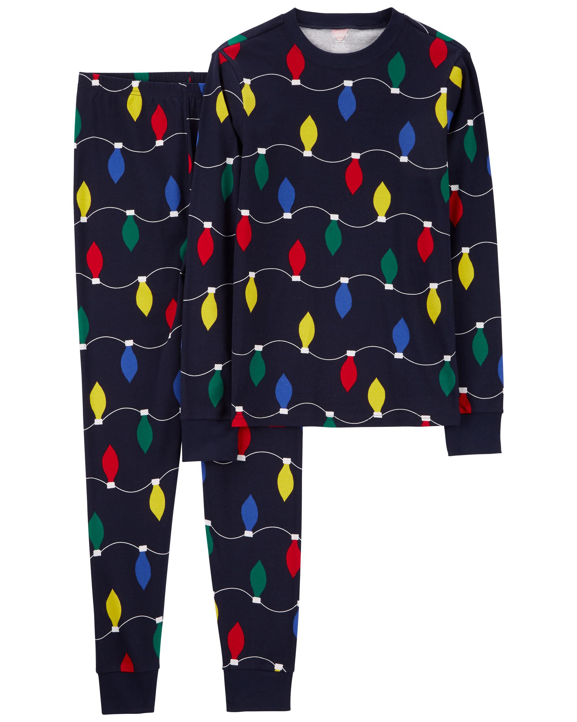 Christmas lights pj pants clearance
