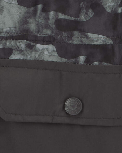  Product image 3 of Kid Camo Print Fleece-Lined Midweight Utility Jacket
