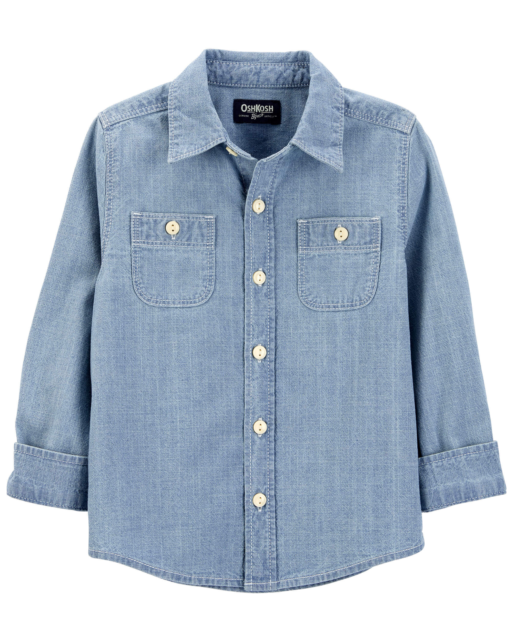 Toddler Chambray Button-Front Shirt