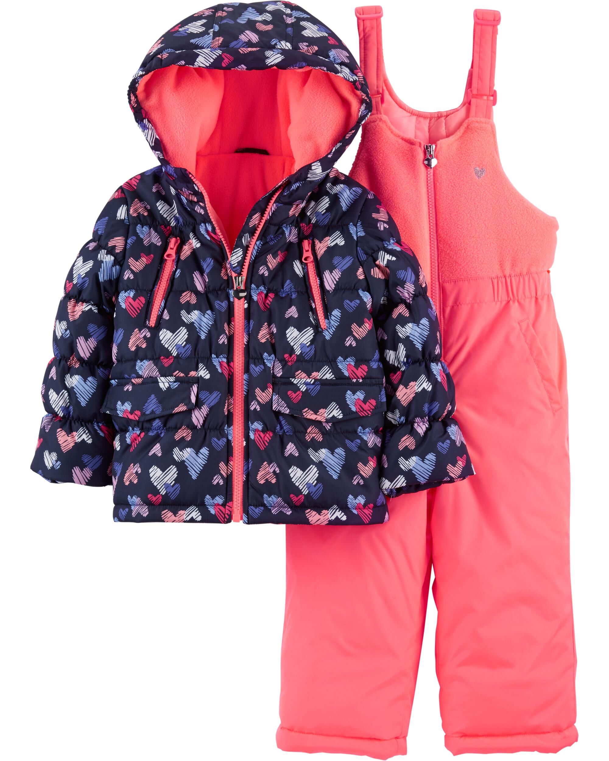 carters fleece snowsuit