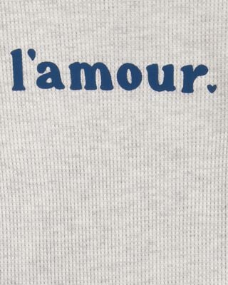 Product image 2 of Baby 2-Piece L'Amour Short-Sleeve Bodysuit Pant Set
