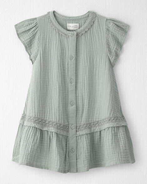 Toddler Girl Organic Cotton Gauze Dress