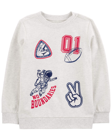 Product image 1 of Kid Patch French Terry Pullover