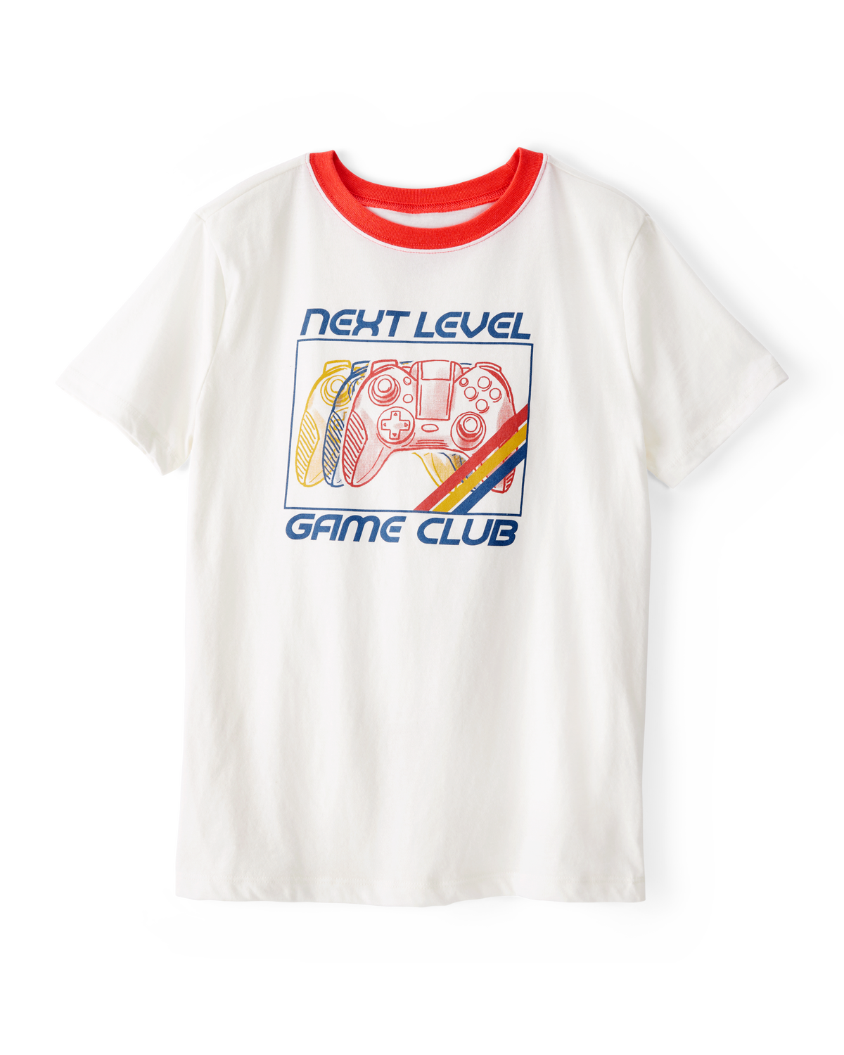 ★KODAK★ Stadium Club Aerocool Short Sleeve T-shirt WHITE Kid Game Club Short-Sleeve Graphic Tee - White - OshKosh
