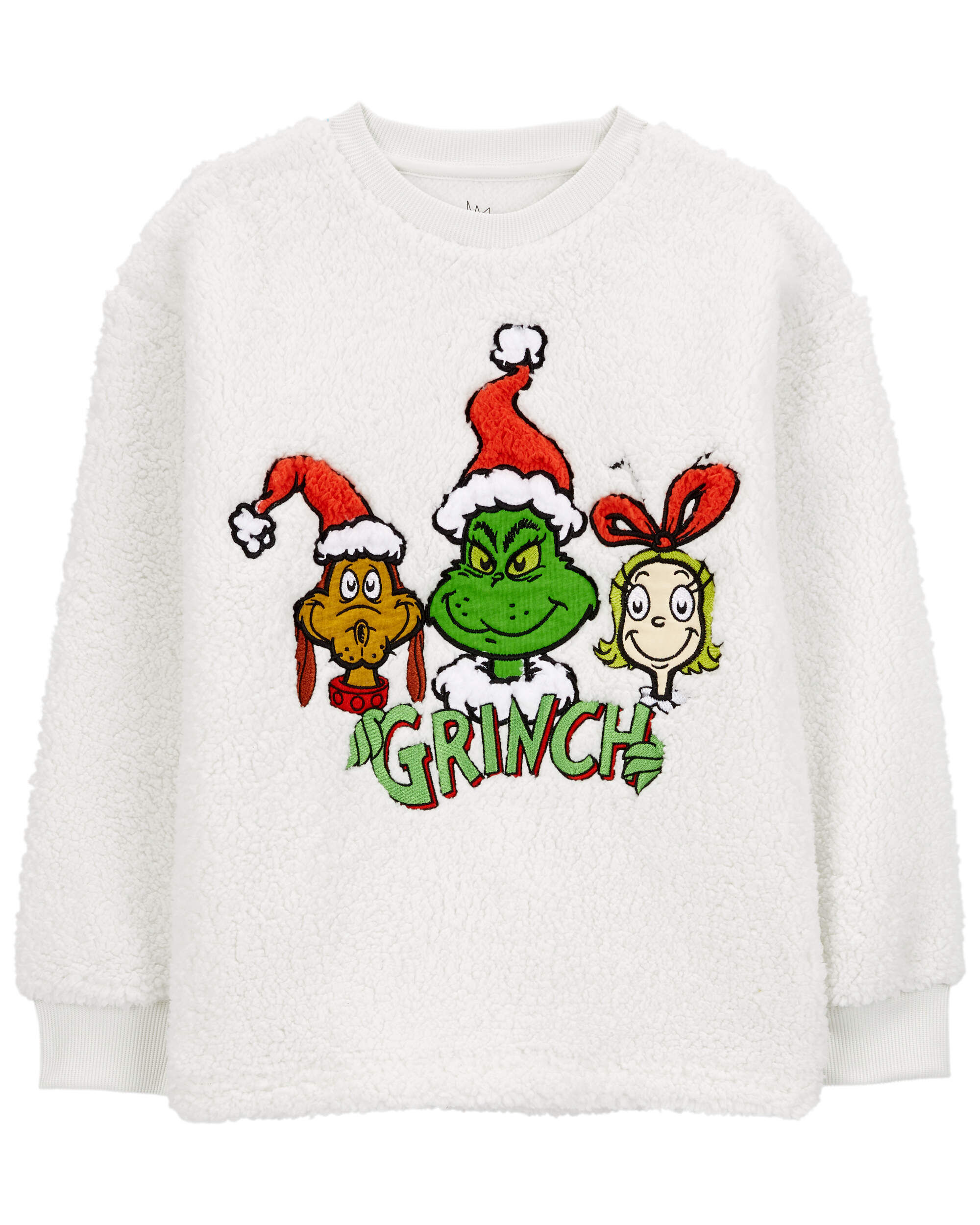 Kid Grinch Fuzzy Pullover - Carter's | Carter's Kid Grinch Fuzzy Pullover - Carter's | Carter's