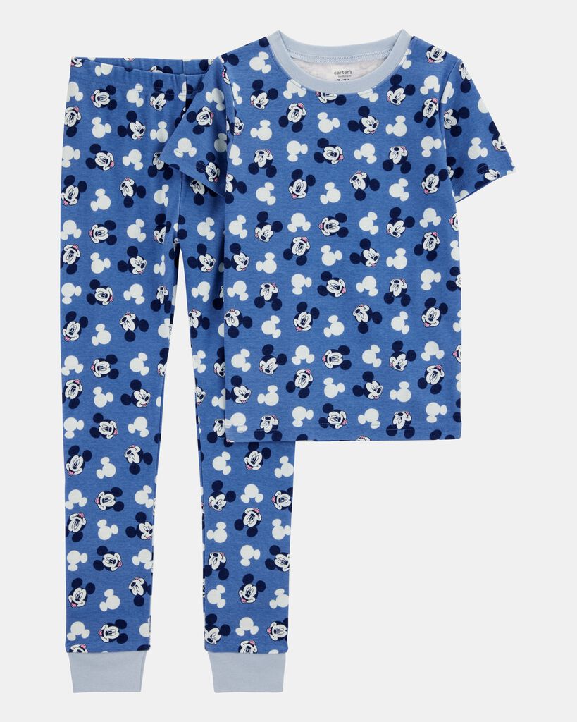Carter's kid disney© mickey mouse snug fit cotton 2-piece pajamas 10 Navy