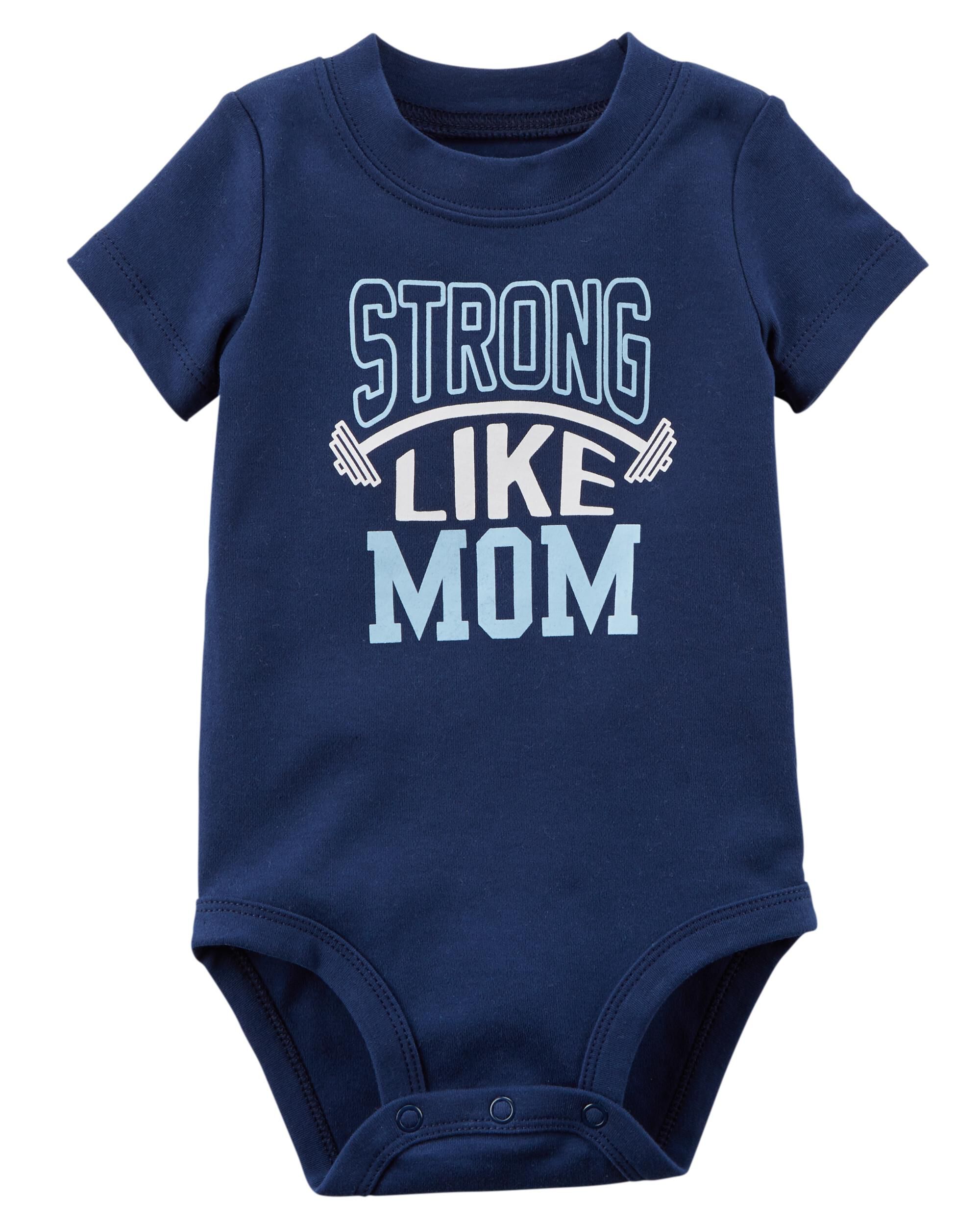 Strong Like Mom Collectible Bodysuit