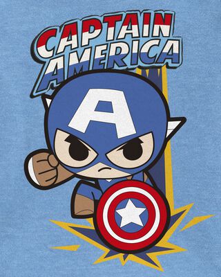 Product image 2 of Toddler Marvel™ Captain America Short-Sleeve Graphic Tee - Blue