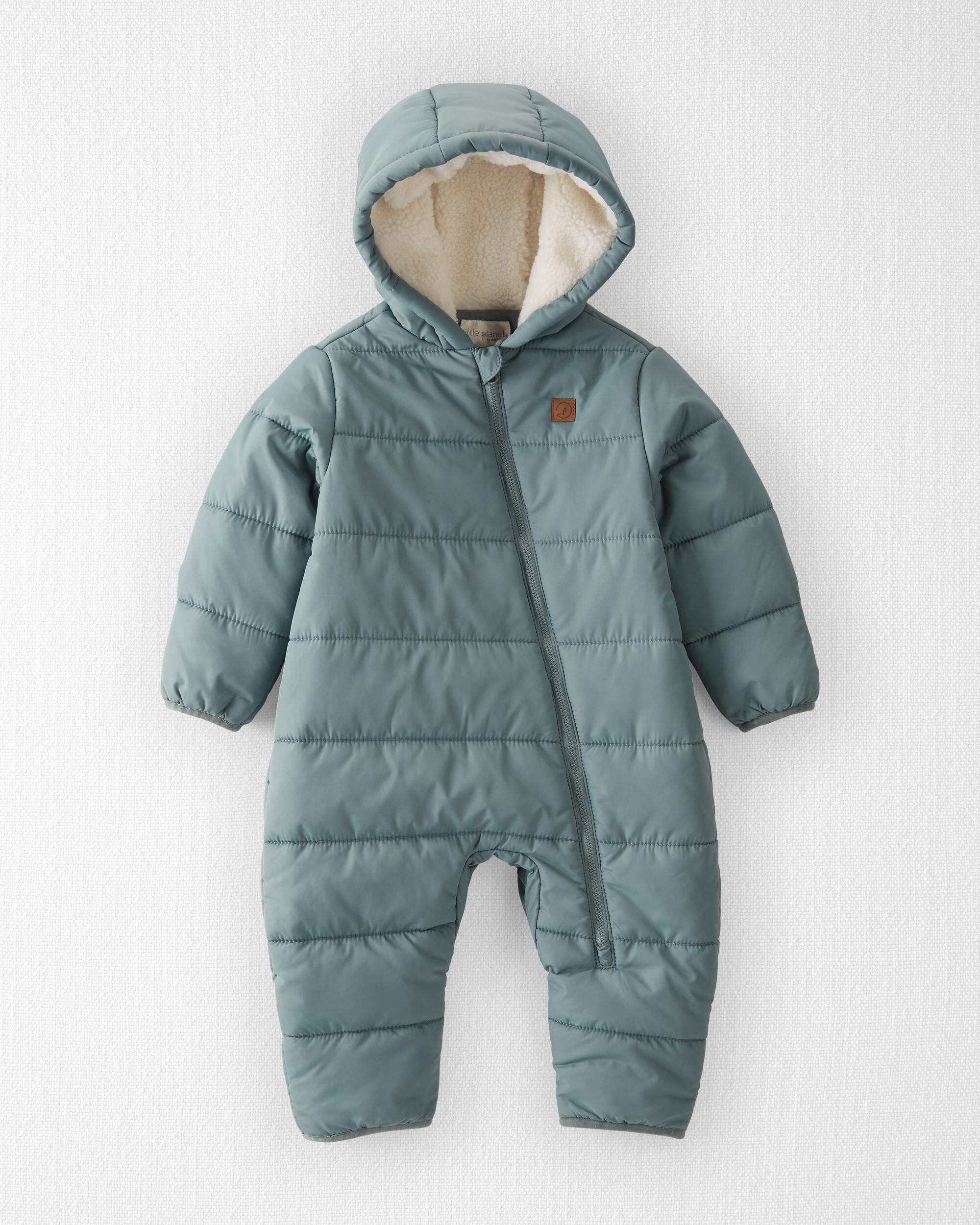 Baby 1 Piece Snowsuit Made with Recycled Materials Little Planet Carter s