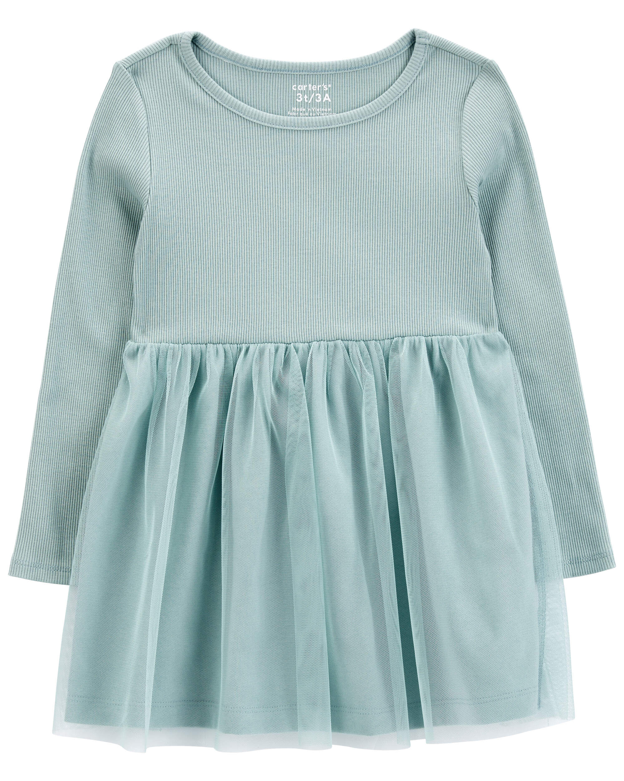 トップス Treat Girl's tulle frill jersey Amazon.com: Toddler Girl Princess Dress Long Sleeve Sweater