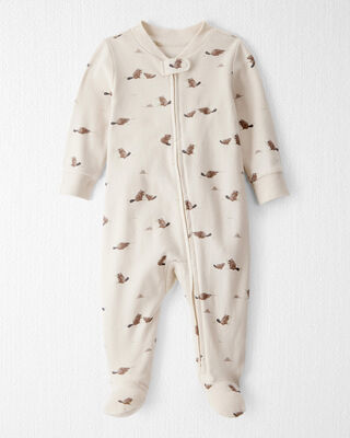 Product image 1 of Baby Organic Cotton Sleep & Play Pajamas in Beavers' Creek Print