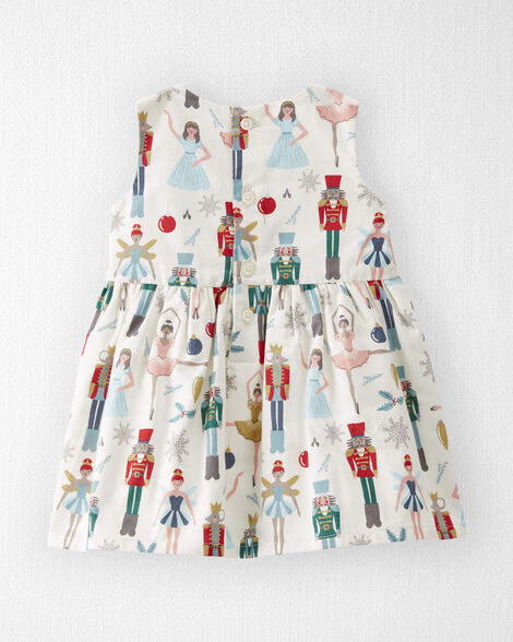 Product image 2 of Baby Organic Cotton Dress in Holiday Nutcracker