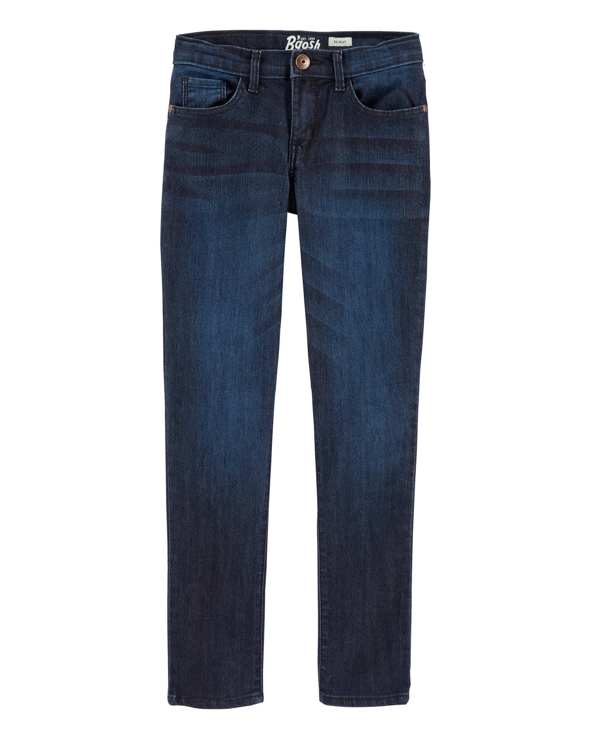 Kid Dark Blue Wash Skinny-Leg Jeans