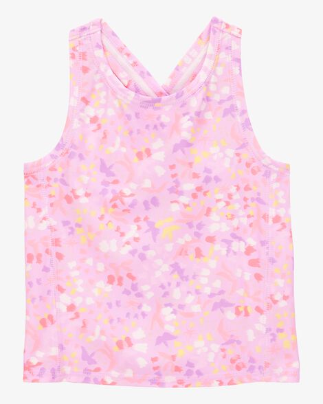  Product image 3 of Kid 2-Piece Floral Active Racerback Tank & Stretch Skort Set