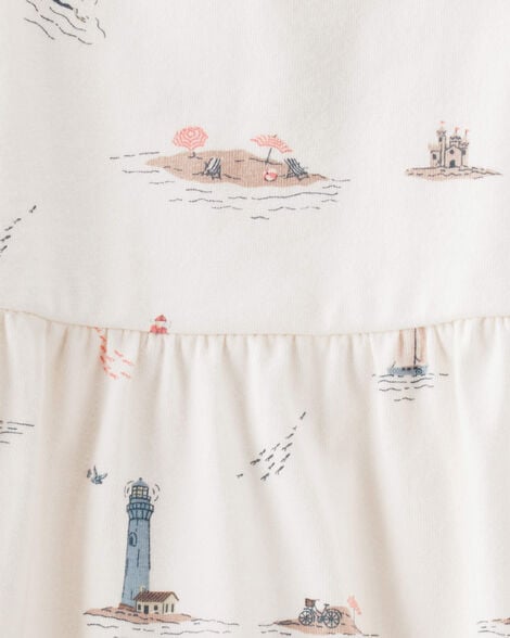  Product image 5 of Baby Organic Cotton Dress in Coastal Vacation Print