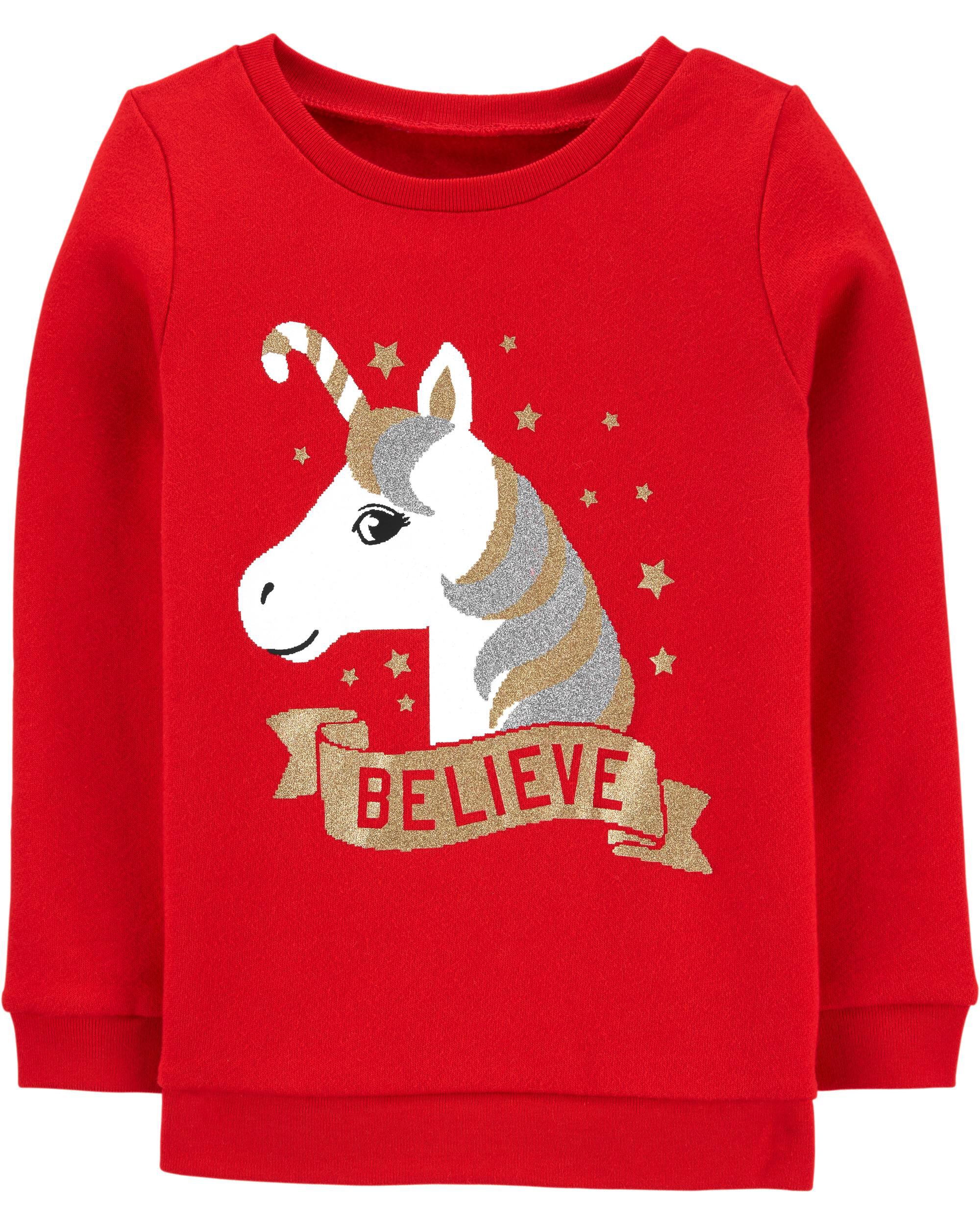 carter's unicorn sweatshirt