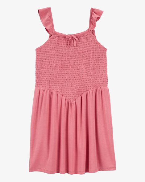  Product image 1 of Kid Smocked Tank Dress - Pink