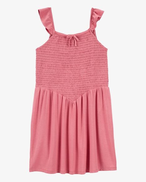 Product image 1 of Kid Smocked Tank Dress - Pink