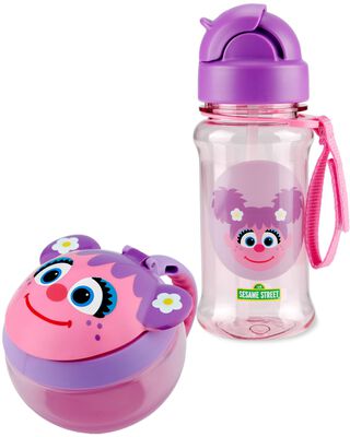 Product image 1 of Sesame Street Snack Cup & Straw Bottle Set - Abby Cadabby